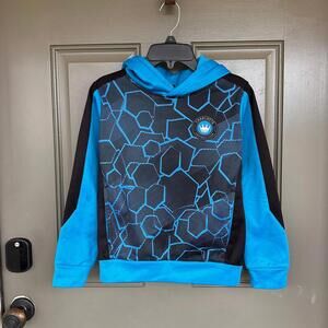Charlotte FC Blue Header Pullover Hoodie Youth Small‎ 8